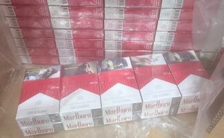 Marina asegura cuatro toneladas y media de cigarrillos en el AICM; mercancía equivale a más de 18 mdp