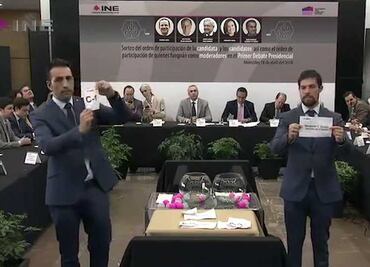 Así será el debate de presidenciables