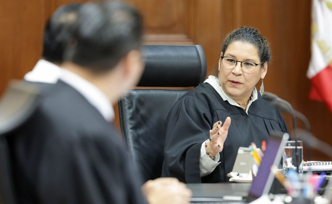 La ministra Lenia Batres Guadarrama durante sesión del pleno de la Suprema Corte de Justicia de la Nación el pasado 30 de octubre de 2025. Foto: SCJN/Cuartoscuro