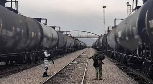 Aseguran 15 millones de litros de combustible; Harfuch señala que es el decomiso de hidrocarburo más grande del sexenio