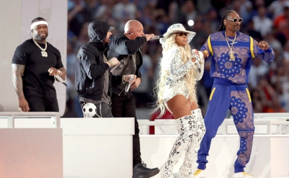 Los momentos más destacados del show de medio tiempo del Super Bowl LVI 