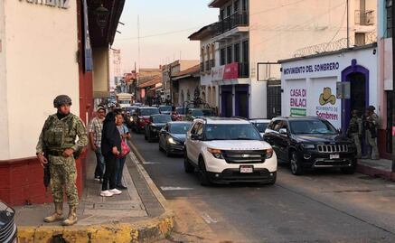 Elementos del Ejército y de la Guardia Nacional blindan Uruapan y a Grecia Quiroz, la nueva alcaldesa