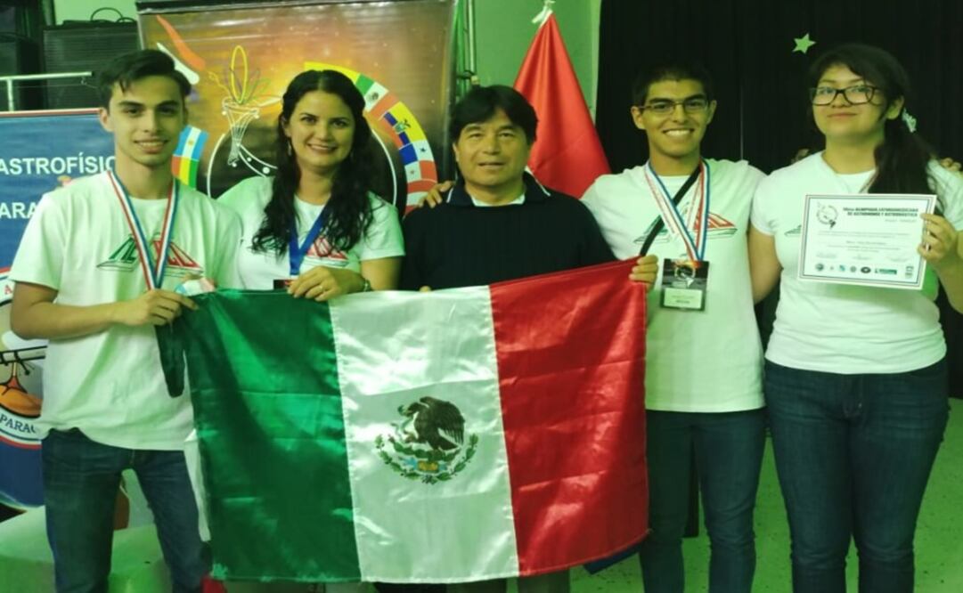 The Mexican team – Photo: Taken from the INAOE's Twitter Account