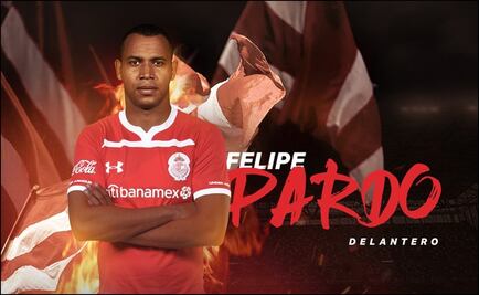 Toluca ficha al delantero colombiano Felipe Pardo