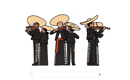 Google celebra a México con un  Doodle de Mariachi 