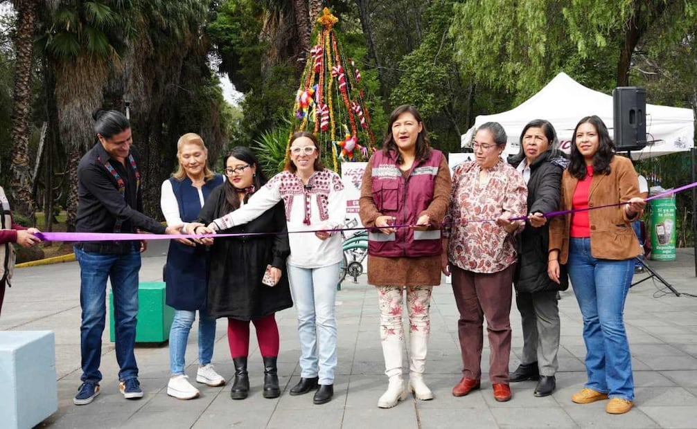 Secretaría del Medio Ambiente de la CDMX presenta en Azcapotzalco primer punto fijo del programa "Reciclatrón”.
Foto: Especial.