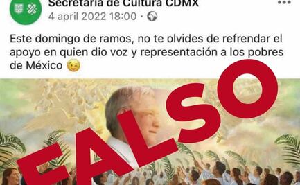 Cultura CDMX alerta por falso llamado a votar en revocación de mandato de AMLO 