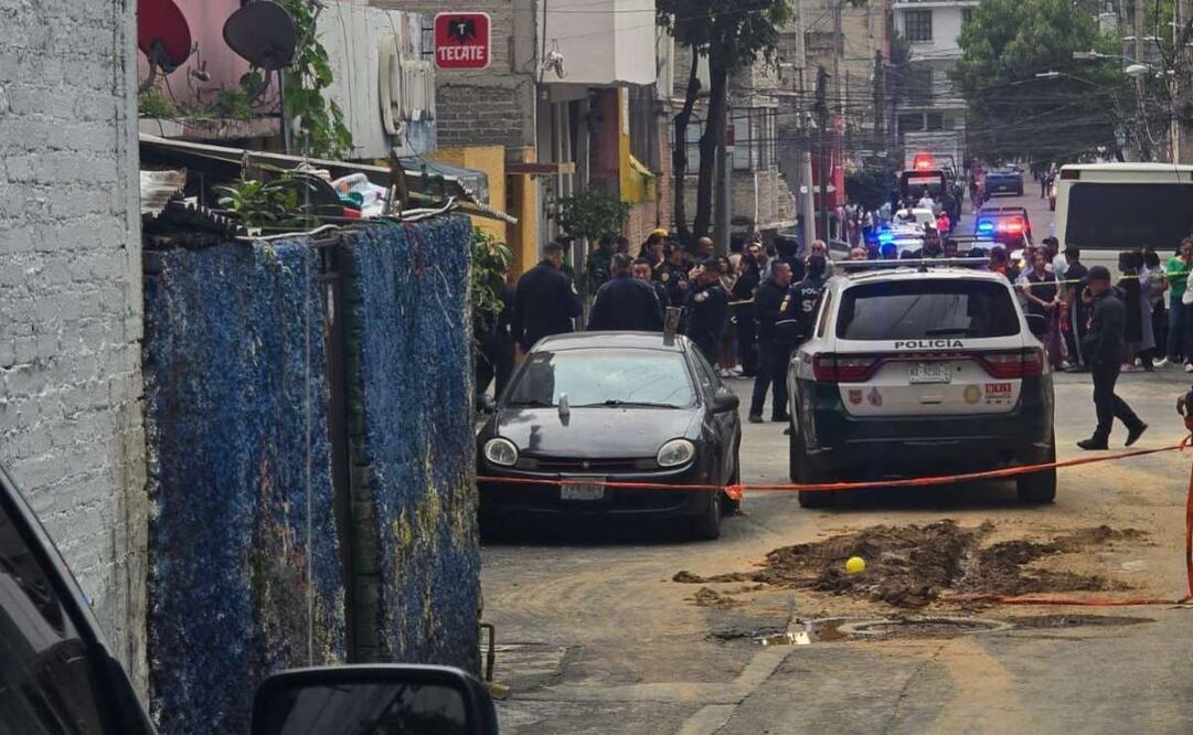 Agresión con arma de fuego en Coyoacán deja una mujer muerta y dos heridos (11/08/2025). Foto: Especial