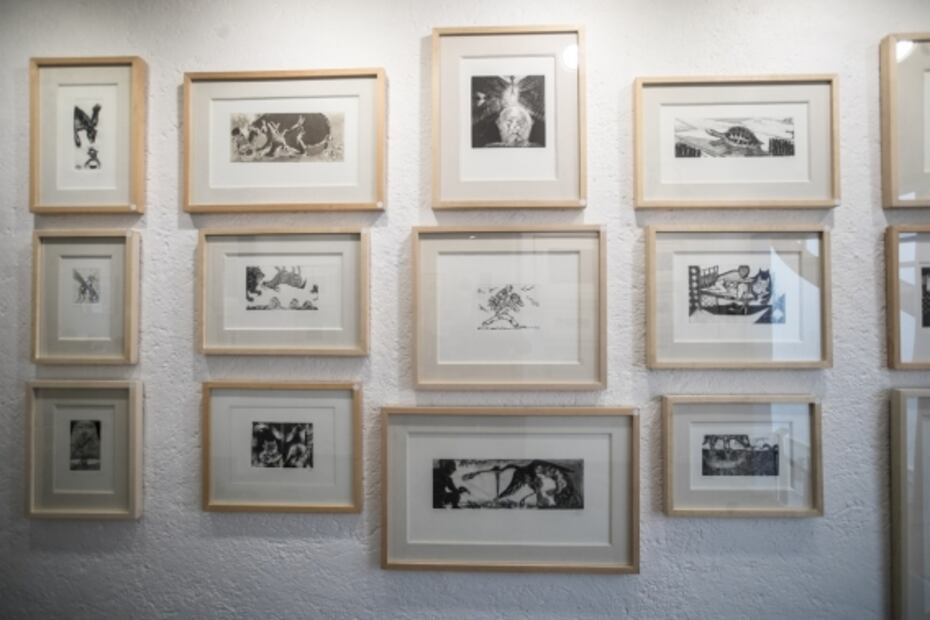 Gráfica de Francisco Toledo, en la Galería Juan Martín