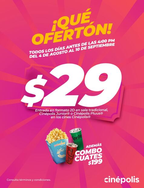 Cinépolis lanza promoción