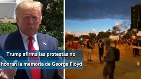 Trump pide mano dura en Minneapolis; ofrece enviar al Ejército para aplacar protestas