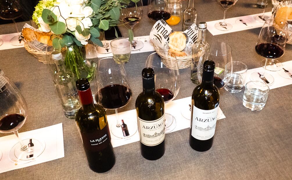 Los vinos de Bodegas Arzuaga en Ribera del Duero. Foto: cortesía