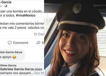 Empleada de Interjet recomienda tirar bomba en el Zócalo y estas fueron las reacciones