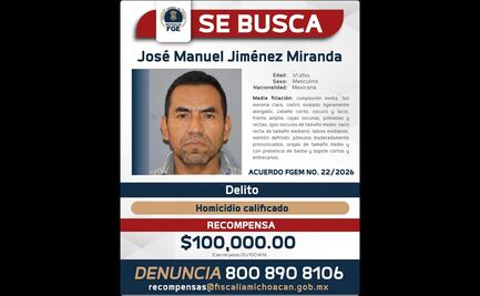 Ofrecen recompensa por jefe de escoltas de Carlos Manzo 