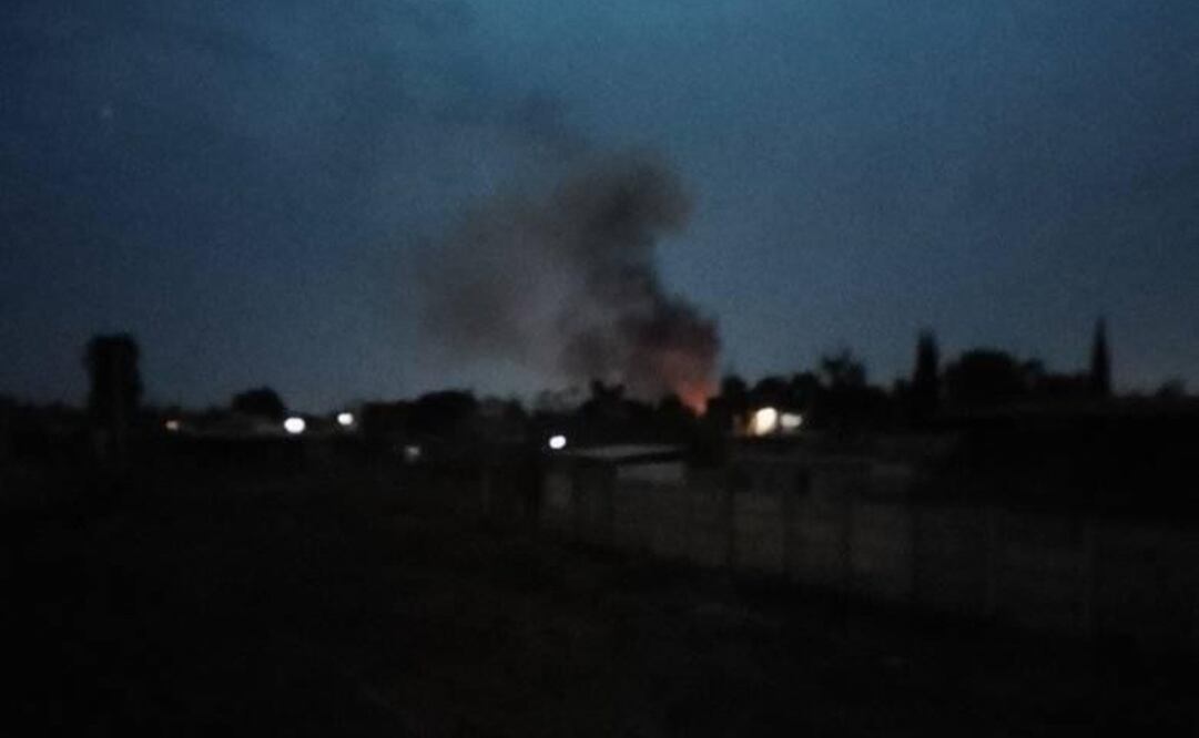 Elementos de Protección Civil y Bomberos de Tultepec se encuentran trabajando en la zona. Foto: especiales