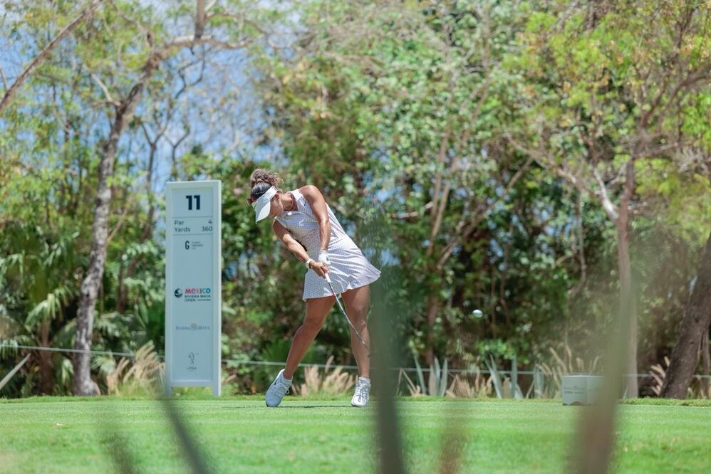 Isabella Fierro en el LPGA Riviera Maya Open - Foto: Cortesía LPGA Riviera Maya Open