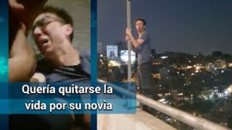 Impiden suicidio en Puentes de Santa Fé