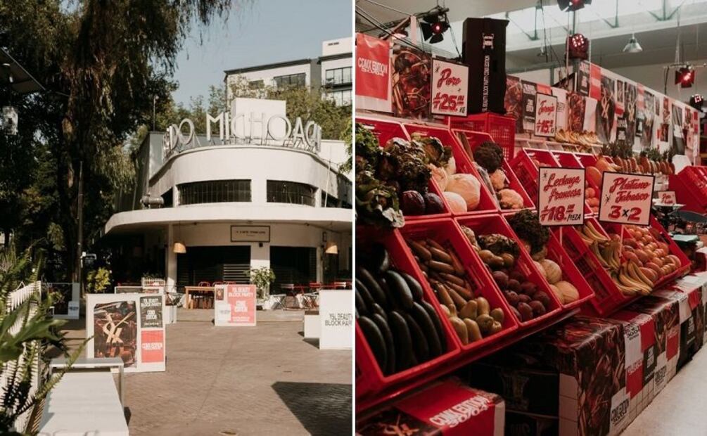 La marca celebró el lanzamiento de su perfume en un evento denominado Block Party. El concepto se adapta en diferentes ciudades del mundo. Foto: Instagram @yslbeauty