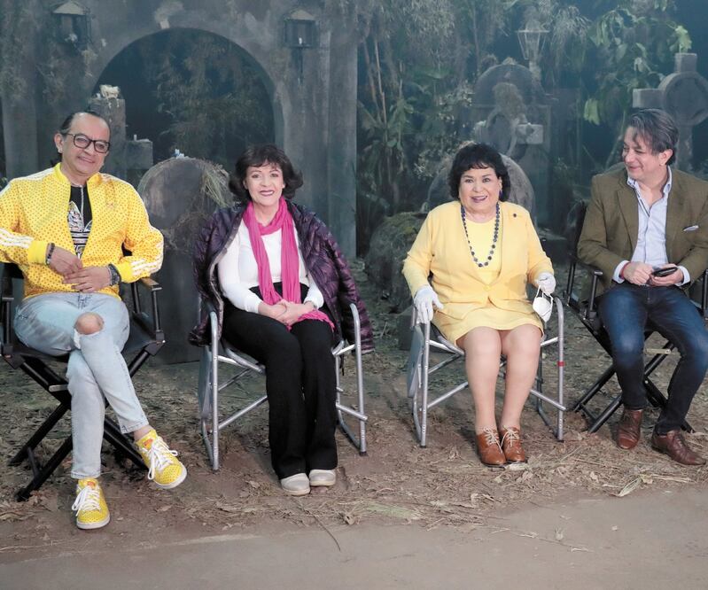 La actriz se encuentra en grabaciones de la serie Relatos Macabrones. ADRIANA HERNÁNDEZ. EL UNIVERSAL