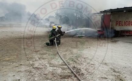Se registra incendio de polvorín en Zumpango; hay 3 lesionados