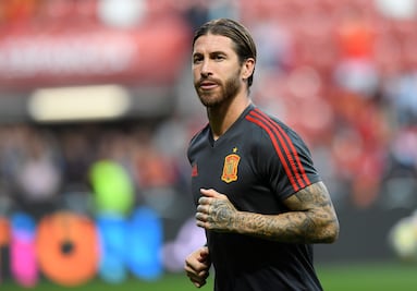 Sergio Ramos juega su partido 167 con España e iguala a Casillas
