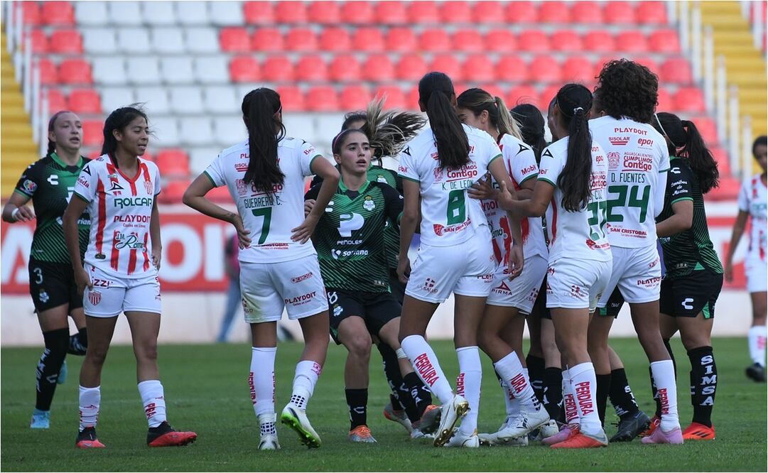 Liga MX Femenil: Partido entre Necaxa y Santos termina en batalla campal / FOTO: IMAGO7