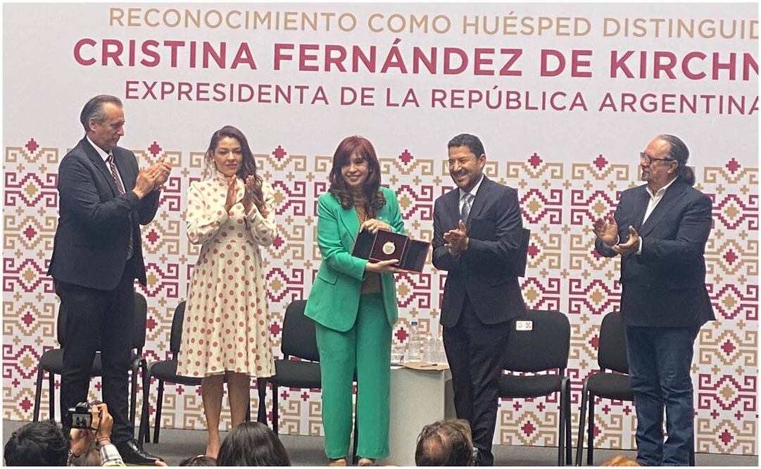 La expresidenta de Argentina, Cristina Fernández de Kirchner recibió el nombramiento de "huésped distinguida". Foto: Alberto Acosta / EL UNIVERSAL