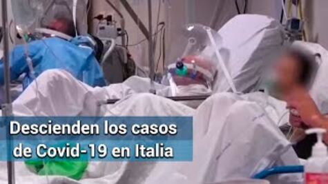 Bajan por primera vez los casos confirmados de coronavirus en Italia