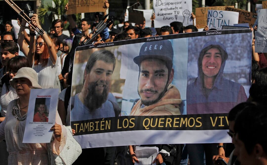 Estudiantes desaparecidos en Tonalá el 19 de marzo de 2018. Foto: Archivo/EL UNIVERSAL 