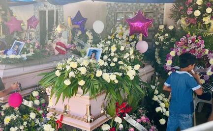 Dan último adiós a madre y hermanitas asesinadas en Hermosillo; "quiero la máxima sentencia", exige su padre