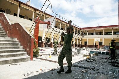 Tras sismo del 19-S, 4 mil 657 escuelas siguen sin reparar