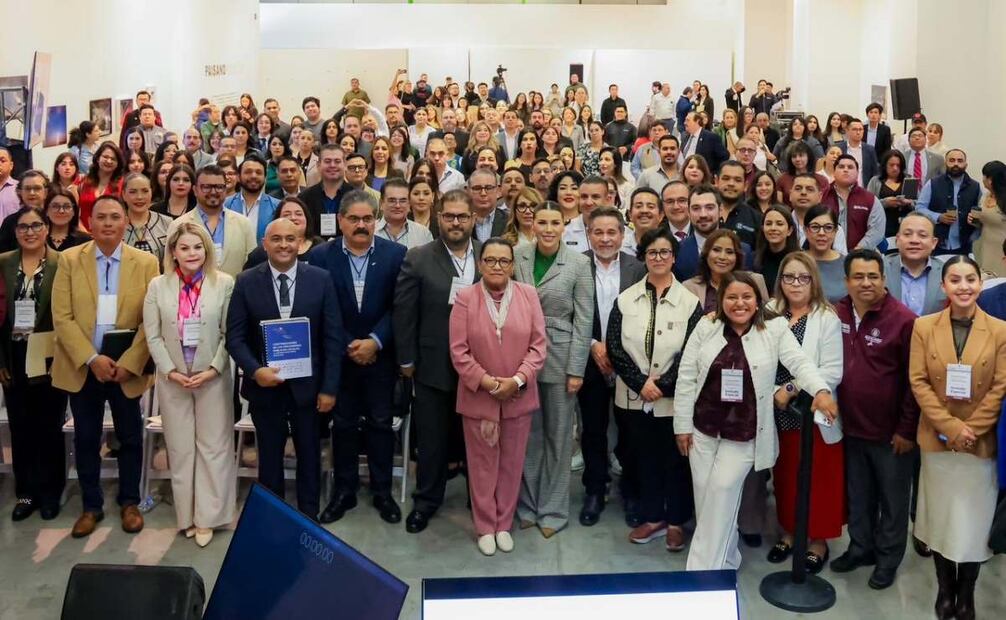 Rosa Icela Rodríguez y Marina del Pilar en audiencia pública de la Comisión Presidencial para la reforma electoral en Baja California este miércoles 29 de octubre de 2025. Foto: Especial