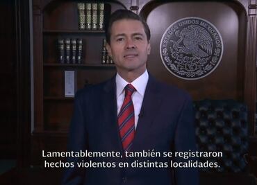 El rechazo a la violencia en campañas es acudiendo a votar: EPN
