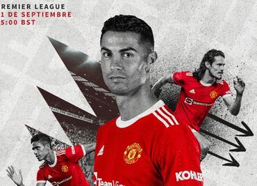 Cristiano Ronaldo inicia como titular con el Manchester United