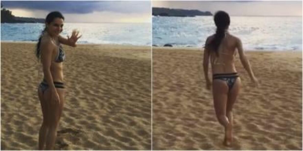 Martha Higareda muestra sus curvas en bikini