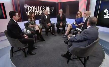 “Con los de enfrente” debaten el fin las campañas presidenciales