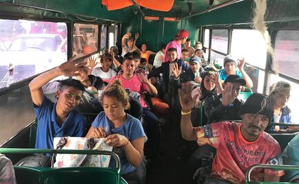 Caravana migrante transita por Sonora rumbo a Tijuana