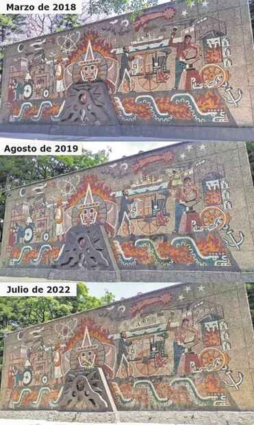 Tras vandalismo, el mural Sol de Fuego recibirá atención