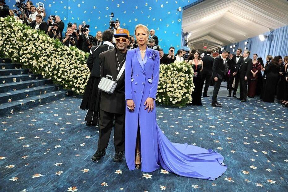 Spike Lee y Tonya Lewis Lee. Foto: Dia Dipasupil / AFP
