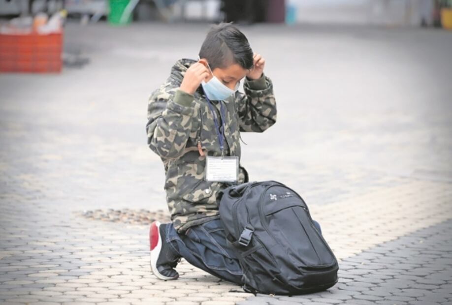 Regresan a clases contentos; "nos sabemos cuidar"