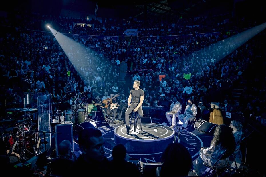 Así es un concierto dentro de un Palenque. Foto: Especial  