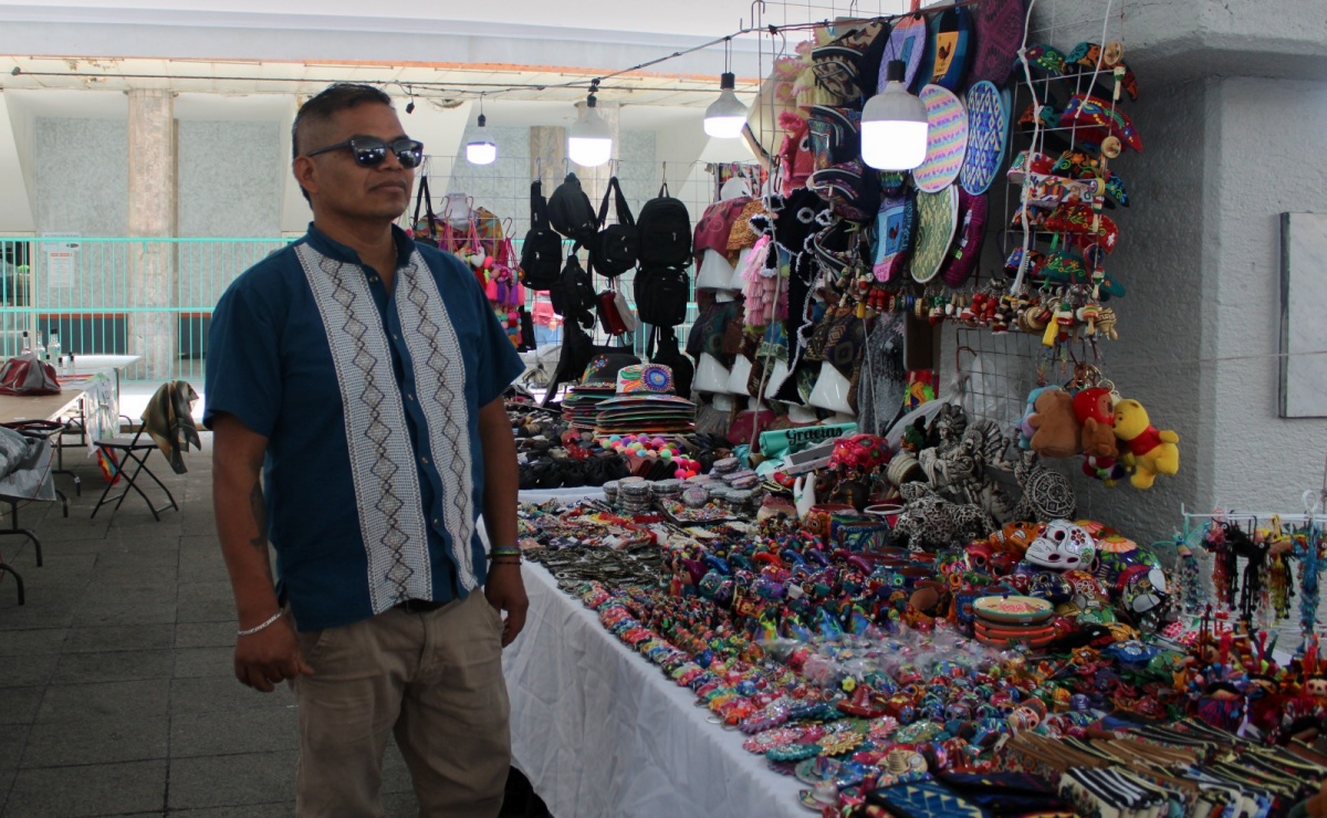 “Nos vinieron a botar a una zona muerta”; artesanos exigen apoyo tras reubicación del Gobierno. Foto: Darío Luna