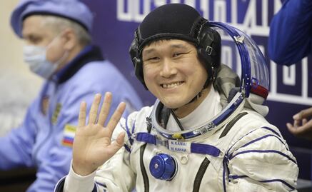 El astronauta japonés Norishige Kanai creció nueve centímetros en el espacio