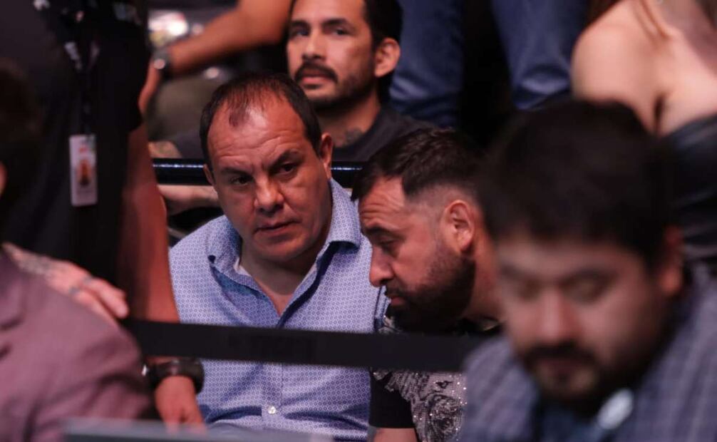 Cuauhtémoc Blanco asiste a evento UFC CDMX 2025 este sábado. Foto: Carlos Mejía/EL UNIVERSAL
