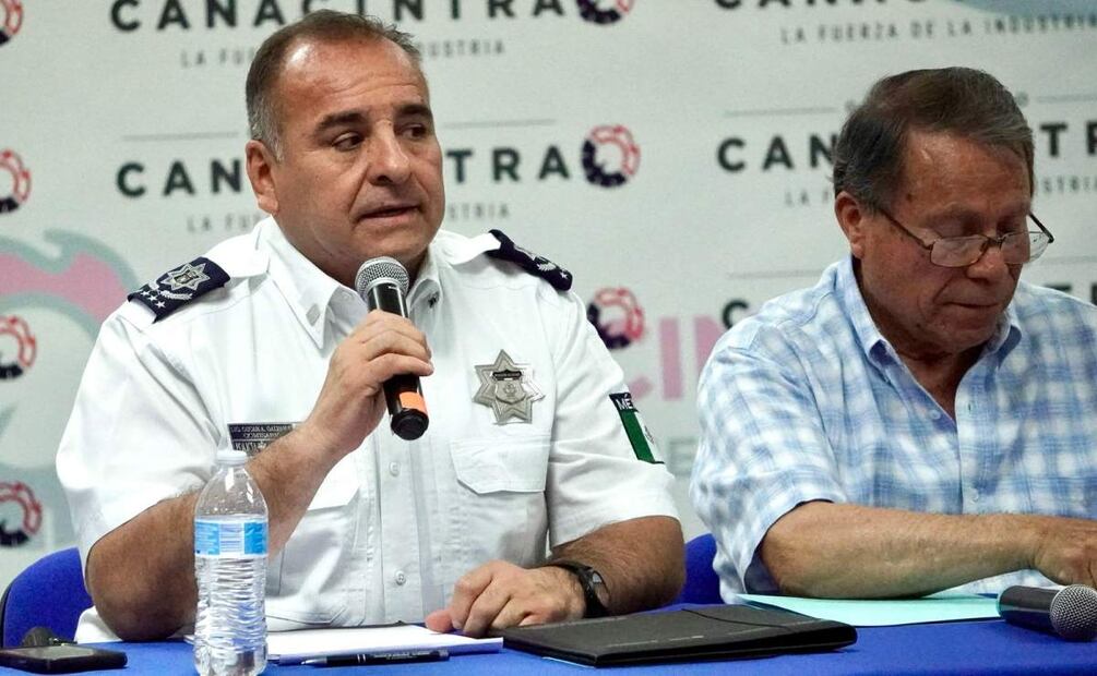 Secretario de Seguridad en Durango, Óscar Galván Villarreal (25/04/2025). Foto: Especial