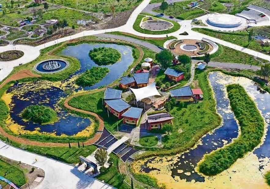 Con materiales reutilizados, el parque Cuitláhuac pasó de ser un tiradero de cascajo a un jardín, Foto: Especial