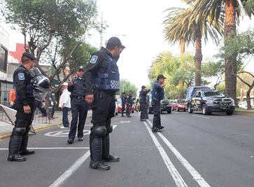 Policía capitalina refuerza operativo de seguridad en la CDMX
