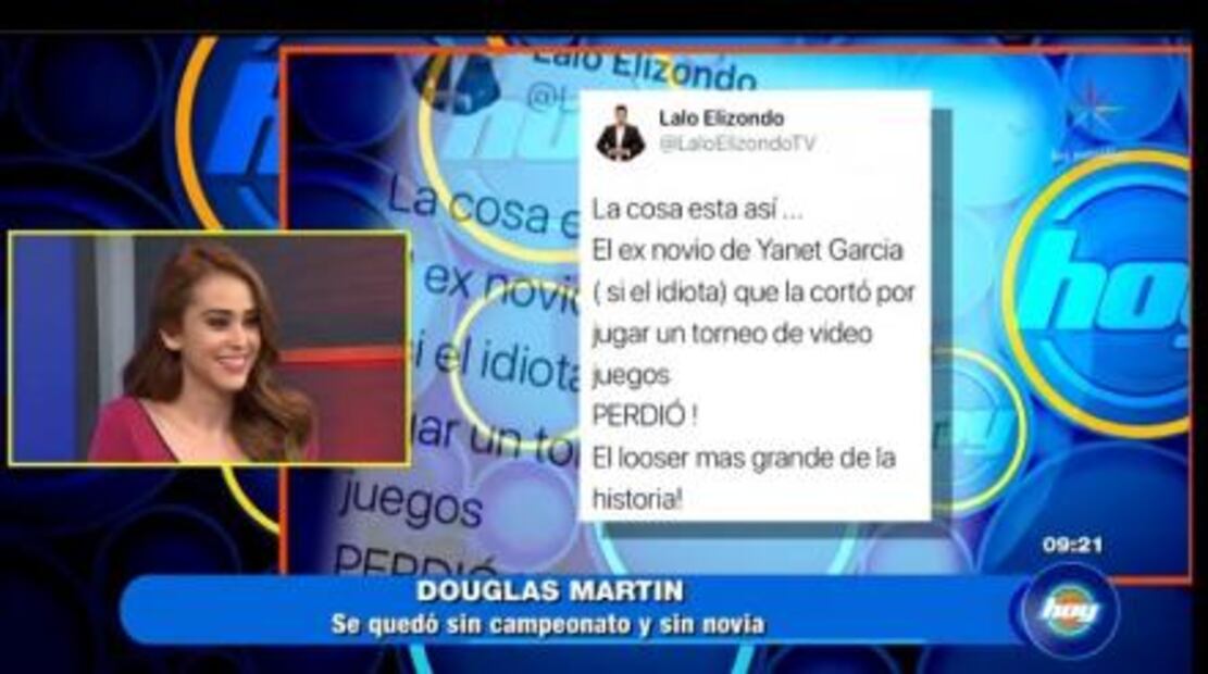 Se burlan del ex de "la chica del clima" y ella responde