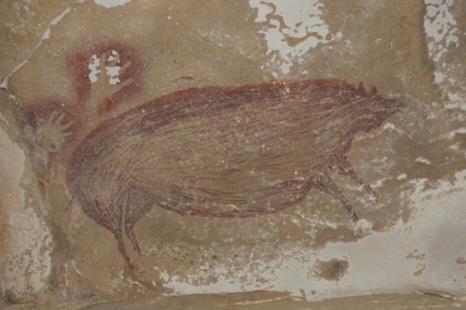 Arqueólogos descubren la pintura rupestre más antigua del mundo