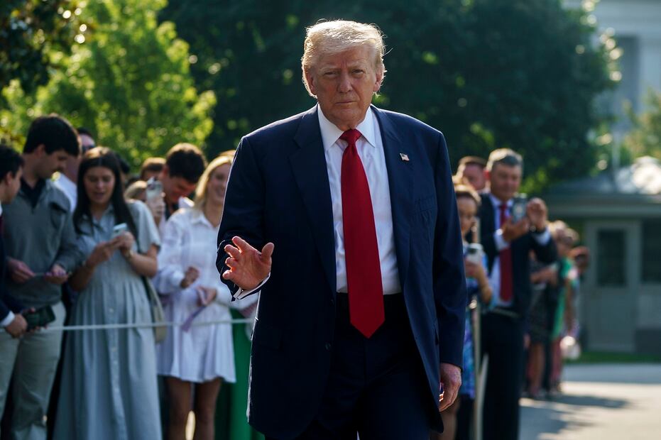 Donald Trump acusó al movimiento islamista palestino de no querer un acuerdo de alto al fuego en Gaza. Foto: EFE